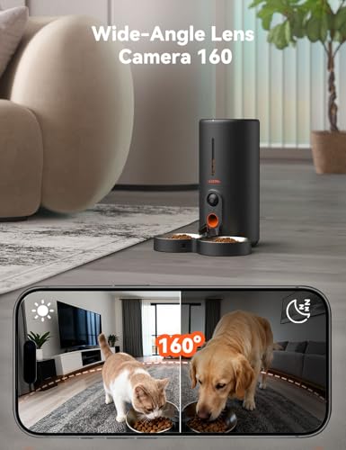 Smart Pet Feeder with Camera and Audio