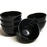 ✔️ MARKEN QUALITÄT. Aus dem Hause Kerafactum - 6 Set Dipschale Dippschälchen Puddingform runde Snackschale Schälchen Dessert Schale Form dippen Schüssel zum servieren Melamin Spülmaschinenfest - dip bowl