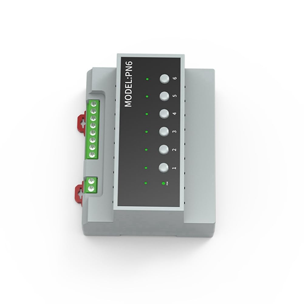 Modulo di Commutazione Relè 6 Canali 16A Tuya Smart Home Modulo di Contatto A Secco per Il Controllo Di Dispositivi Intelligenti