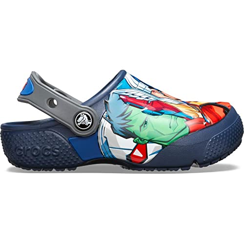 CROCS Crocsfl Marvel Multi Clog K - Navy - J1 , 205505-410-J1, Kids Boys , Navy , J1