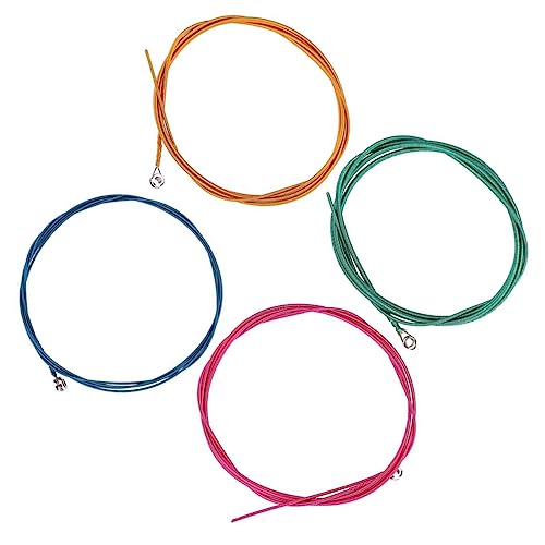ifundom Colored Electric Bass Strings 4-string Bass Guitar Set Durable Guitar Accessories