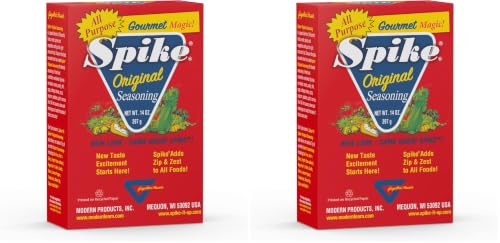 Image of Spike Original All-Purpose Seasoning Salt, Herb, Veggie & Spice Blend - MSG-Free Seasonings & Spices, 14 Oz (Pack of 2)