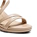DREAM PAIRS Women's Platform Strappy Heels High Heeled Sandals Open Toe Comfortable Dressy Shoes with Adjustable Ankle Strap,Size 7.5,Nude,DWUMHS2506
