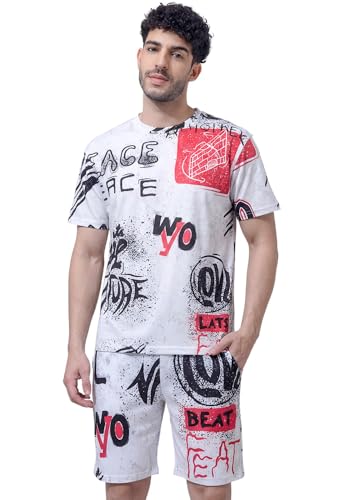 Image of Wear Your Opinion Coord Set for Men T-Shirt & Short Nightwear Set | Night Suit, Beachwear, Laungewear
