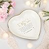 HatafaFurni Ring Dish Holder for Sister - Jewelry Trinket Tray Gift for Big Sister - Wedding Christmas Ceramic Dish - Consider This Little Heart As A Big Hug #1
