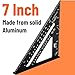 Mr. Pen- Metal Square Ruler, 7 Inch, Aluminum Rafter Square, Carpenters Square Tool, Carpentry Squares,