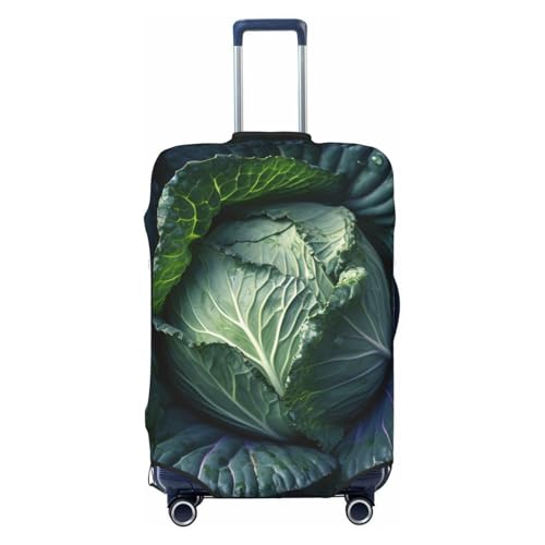 Travel Luggage Cover Fashion Suitcase Protector Bright Cabbage Spandex Baggage Covers Washable Suitcase Covers Anti-Scratch Luggage Cover Protectors Fits 18-32 Inch Suitcases X-Large