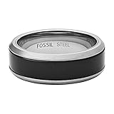 Maße: 25.4cm Fossil -Bandring Edelstahl Achat Ringgröße 65 JF02928040-11.5