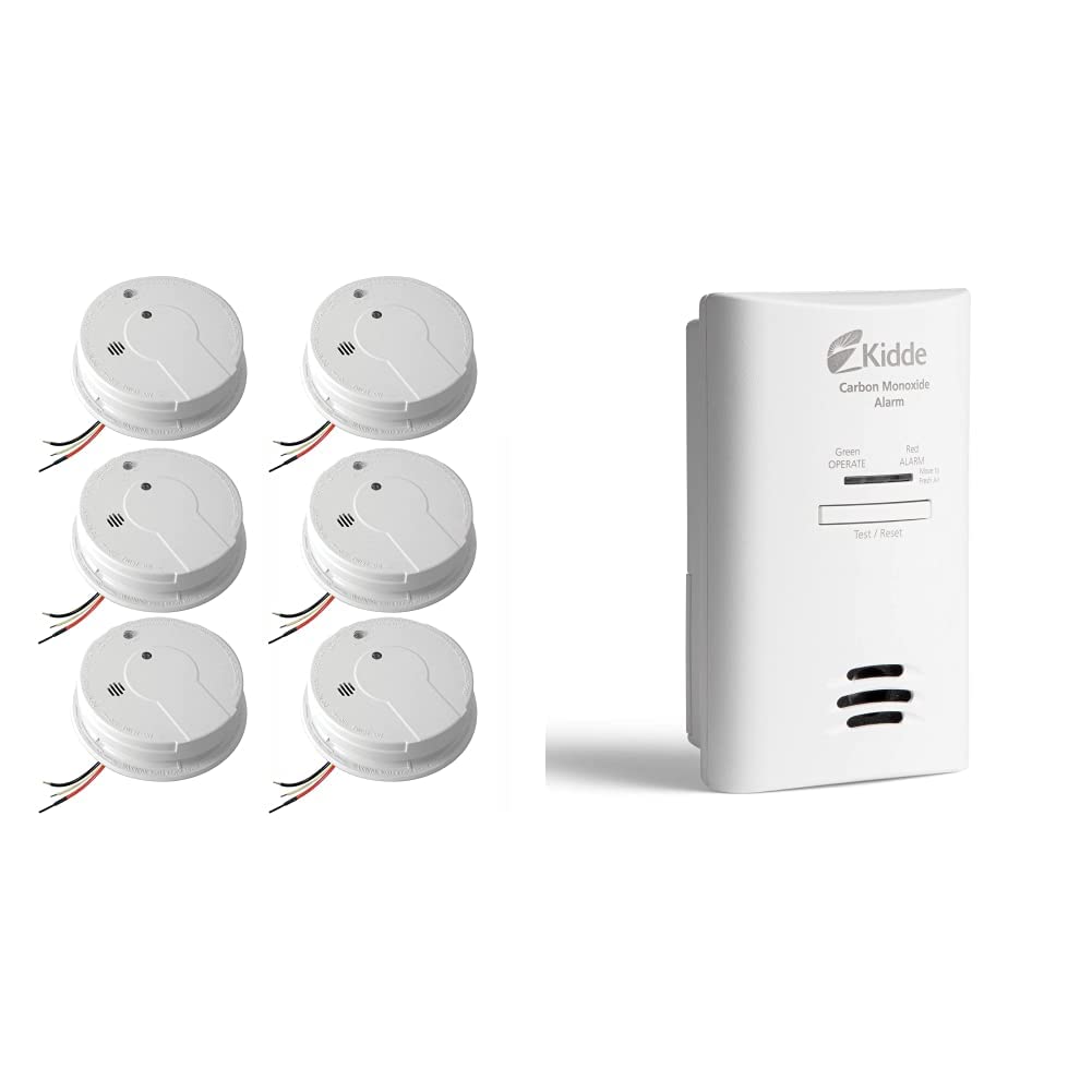 Kidde Smoke Detector and Carbon Monoxide Detector Bundle (6 Pack)