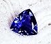 8 Ct Certified Natural Trillion Cut Blue Tanzanite Loose Gemstone for Jewelry Making, Medium, Purple for Jewellery Making