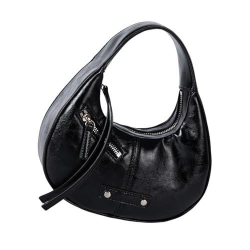 Sac à main tendance en similicuir raffiné et fermeture zippée solide