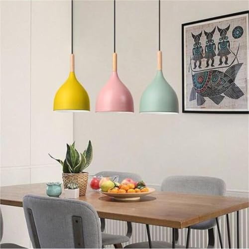 Lámparas colgantes decorativas E27 personalizables para barras de bar y salones 3