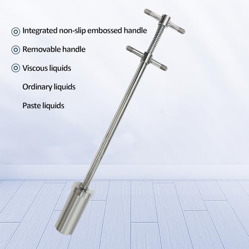 Échantillonneur de Liquide en Acier Inoxydable pour Laboratoire et Usage Industriel, sonde d'échantillonnage de Fluide visqueux sans échelle, échantillonneur