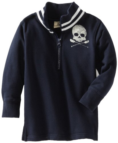 Wes and Willy Little Boys' No.10 Half Zip Lacrosse Top