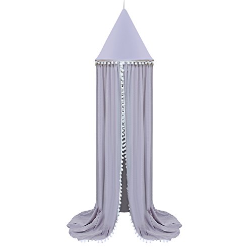 Baldaquin en coton pour enfant - Moustiquaire pour jouer et lire à l'intérieur et à l'extérieur - 240 cm de hauteur Cover