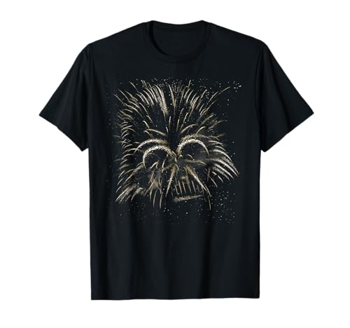 T-shirt Star Wars Darth Vader avec motif feu d'artifice original en coton noir pour fan de la saga