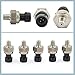 CNRAQR Five Display Air Suspension Gauge Air Ride Air Pressure Gauge 2Inch 0-290 PSI with 5Pcs 1/8NPT Sensors