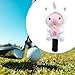 kowaku Golf Wood Headcover Golfer Gift Lovely Guard for Men Women Animal Shaped Fashion Protection for Your Club Protection Cover, White for