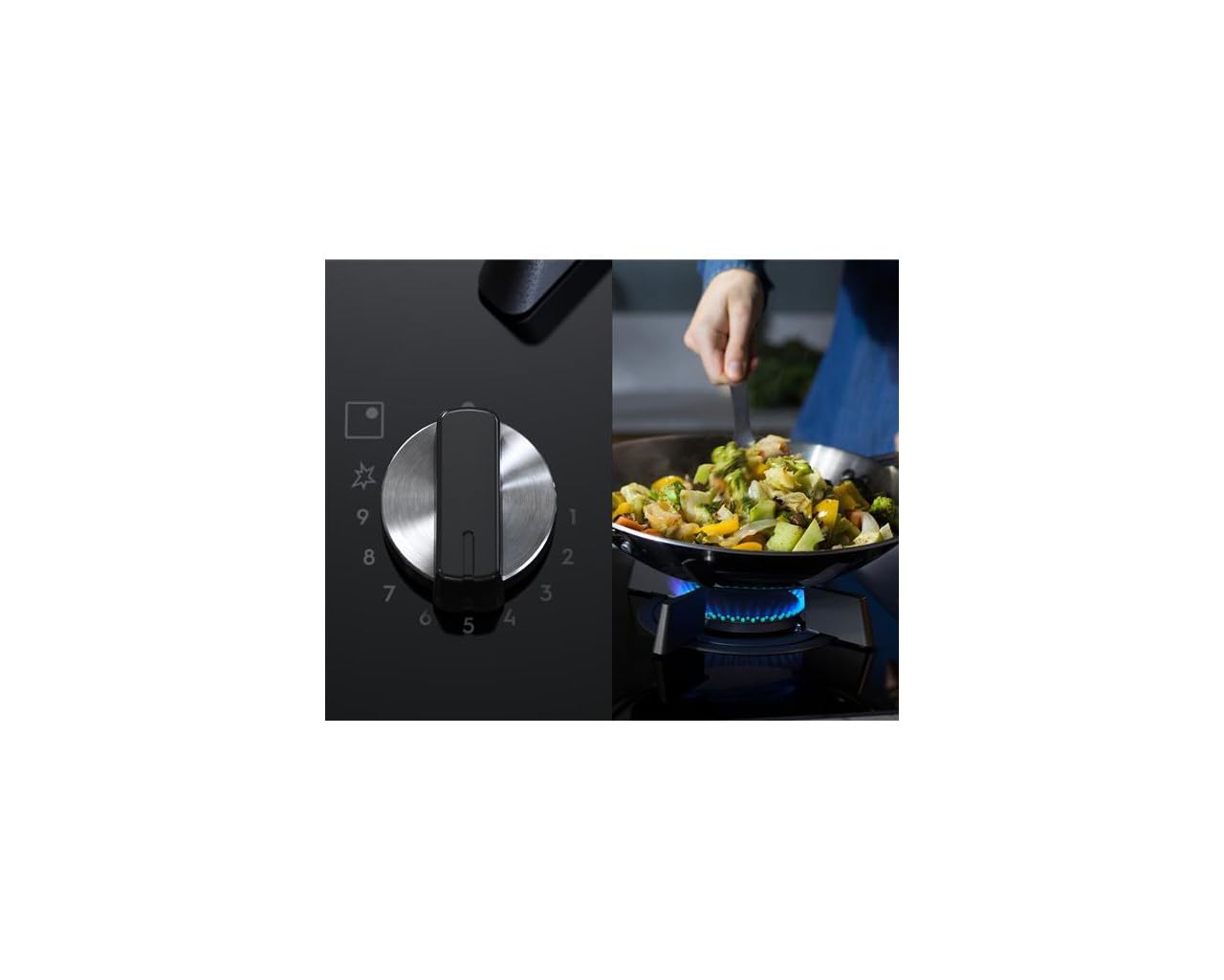 Table De Cuisson Mixte 59cm 4 Feux Noir - KDI641723K