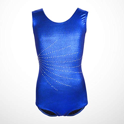 BESPORTBLE Collant de ginástica para meninas roupas esportivas brilhantes Collant de balé sem mangas
