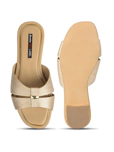 Image of Bata Women's Thong Flip-Flop Slippers - Comfortable, Trendy Casual Footwear for Everyday Wear in Stylish Design