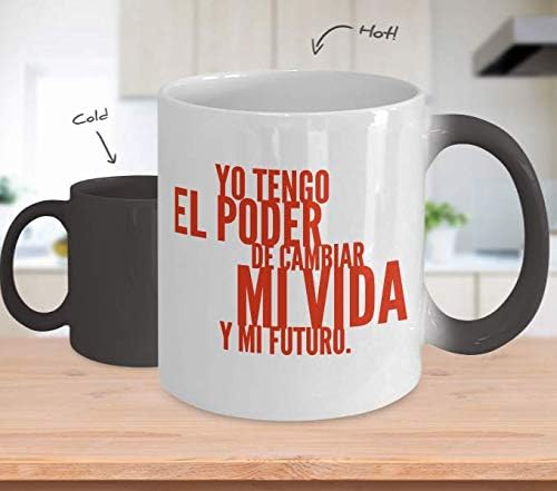 Miniatura 2 de Taza Café Mi Vida Vaso, taza de café divertidas, tazas personalizadas, taza de café inspiradoras, taza con mensajes positivos.