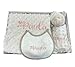 Imagen de Danielstore Manta Bebé Personalizada con Nombre Bordado + Dou Dou y Babero