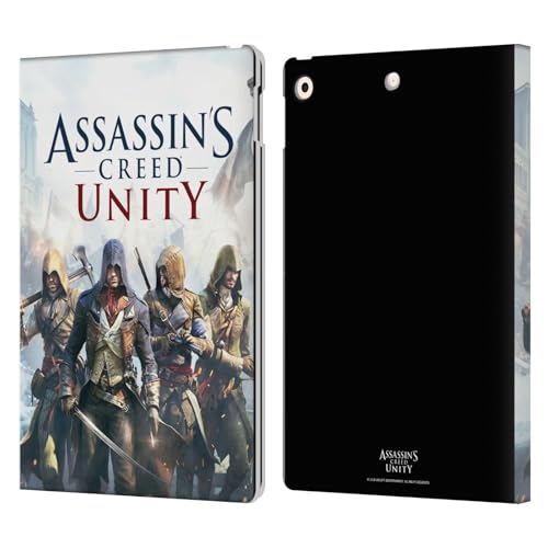 Étui portefeuille en cuir Assassin's Creed pour iPad 10.2