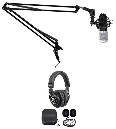Rockville RCM01 Mic, Arm, and Headphones