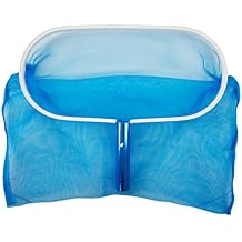 Aqua Select Heavy Duty Deep-Bag Leaf Rake Pool Skimmer with Ultra Fine Mesh | Remove Leaves and Debris for Inground Pool, Above Ground Pool, Fountain and Spas | Blue
