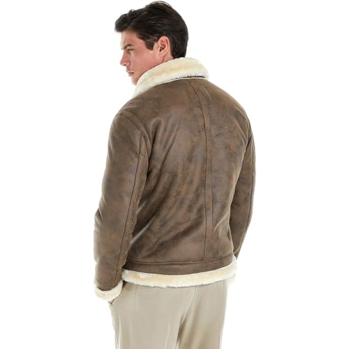 GUESS Men's Shearling Aviator2