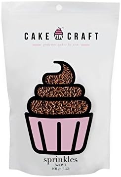 Cake Craft Sprinkles - Brown / Jimmies, 500g [17.6 oz]