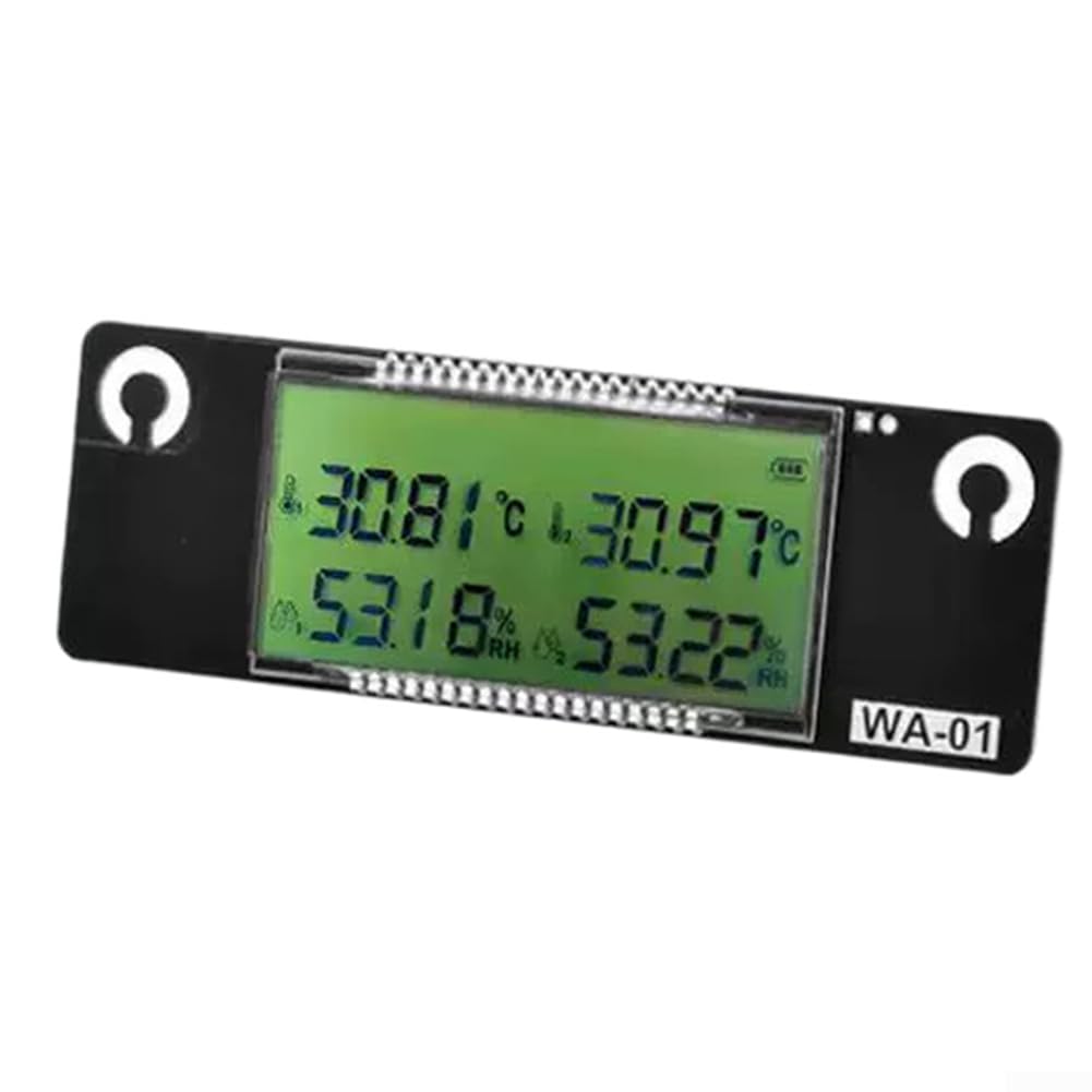 NSHT30 - Termómetro higrómetro de doble muestra de -40 a 125 °C | Sensor externo dual, rango de medición de -40 a 125 °C, alta precisión ± 0,3 °C, ideal para la industria y el laboratorio