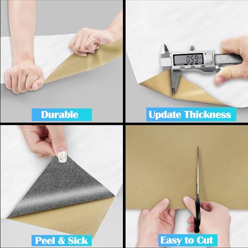 Papier peint blanc à décoller et à coller ReWallpaper pour masquer défauts
