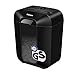 Fellowes Aktenvernichter 9 Blatt (P4), Papierschredder mit Partikelschnitt für Homeoffice, Powershred LX50, Schredder mit 17L Papierkorb und Sicherheitssperre, LX AktenvernichterDesign Serie, schwarz