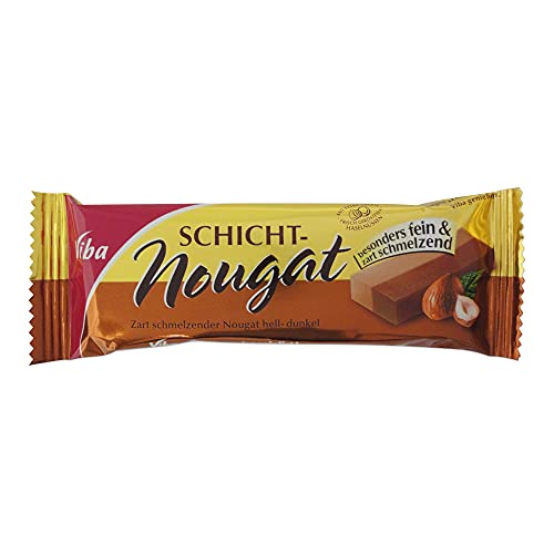 Viba laag-nougat (5 x 40 g) nougat licht donker fijn & zacht smeltende nougatreep - Image 3