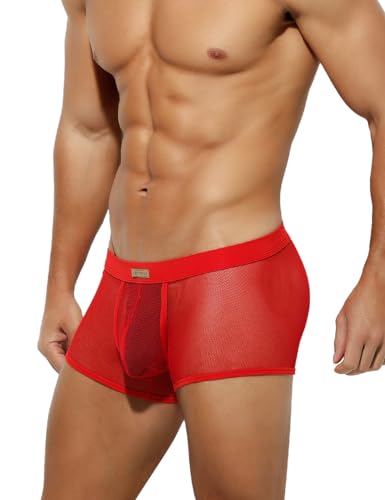 Ya en mundofriki.es: Casey Kevin Ropa Interior Hombre Sexy, Calzoncillos Transparentes Hombre Bóxers de Malla de Talle Bajo