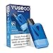 Produktbild Vuse Go Reload Starter Set mit Zugautomatik, Kompakte Vape mit USB-C Kompatibilität, ergonomisches Design, mit nur einem Device, Pod System, Keine einweg ePod Caps enthalten, Farbe: Blau