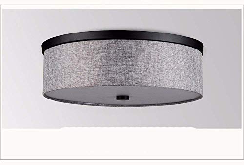 Plafonnier moderne LED 30W circulaire blanc avec tissu de 400mm - 2