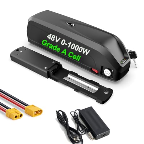 DICHOU UnitPackPower 48V 13Ah 624Wh Electric Bike Battery for 500W 750W 1000W Motor Kit - Lithium...