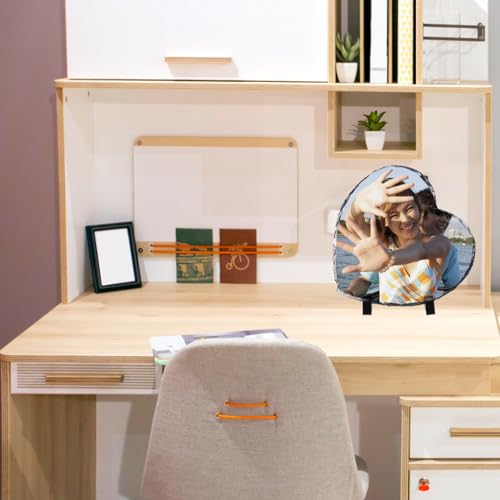 Cadre photo sublimation en pierre cœur Abaodam pour table - 7
