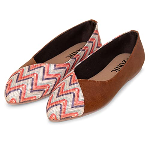 Image of ZOUK Women's Vegan Handcrafted Office Bellies