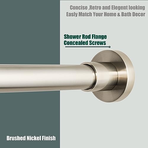 Artiwell 152131 Heavy Duty Shower Rod, Adjustable Shower Curtain Rod thumb #1