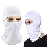 LEAGY SunGuard UPF 50+ Uniquely Versatile It Can Be Worn in up 6 Different Ways Protection, Comfort & Fun. Multi-functional Headwear, Multi-purpose Sports Balaclava, (Style2 - Light Gray)