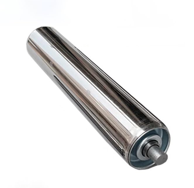 1 transportador de rodillos de acero inoxidable de 25 mm de diámetro, longitud ajustable de 200 a 1000 mm, resistente para aplicaciones industriales, duradero y fiable, manejo eficiente de materiales