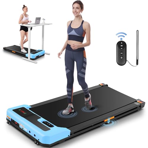 Walking Pad Treadmill - 3.0HP Quiet Under Desk Treadmill with Wide Running Belt, Portable Treadmills...