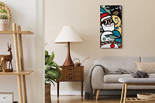 Horloge sur Toile Art Moderne Impression Haute Définition - 4