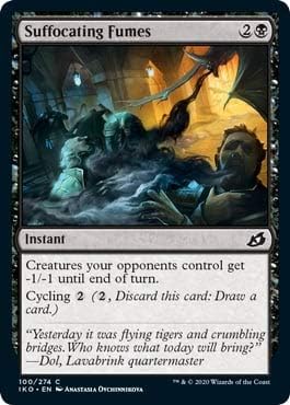 Magic: The Gathering - Suffocating Fumes - Foil - Ikoria: Lair of Behemoths