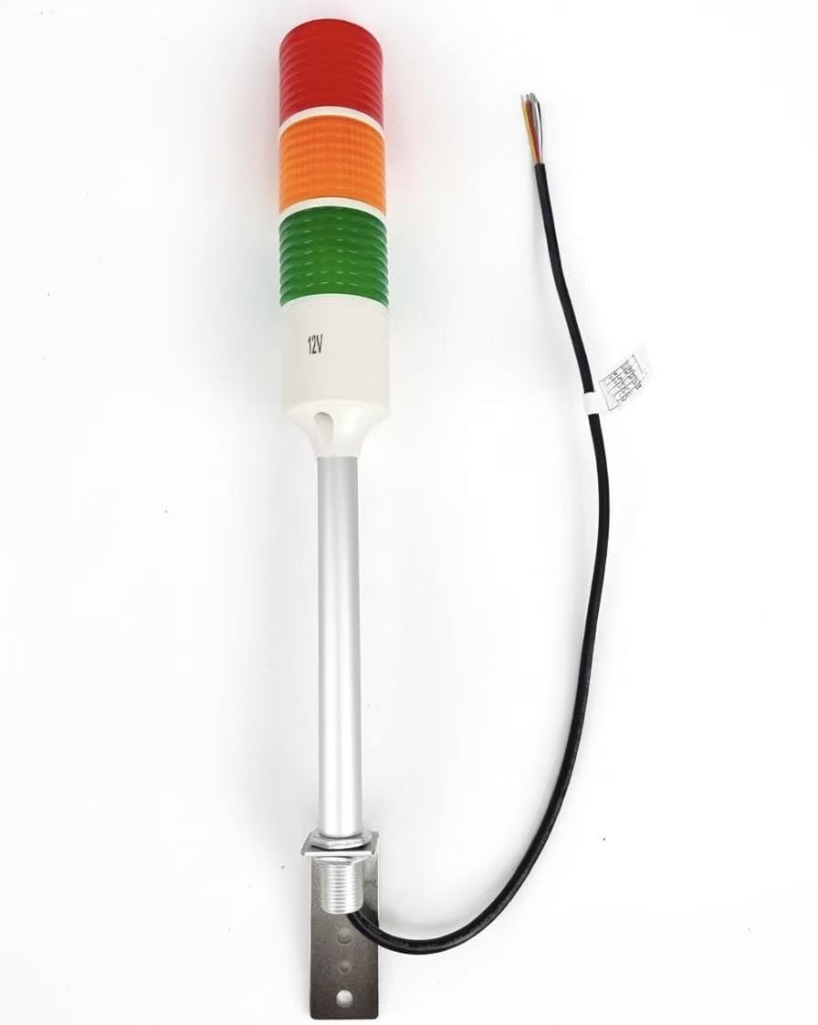 12V DC LED-Warnleuchten Mehrschichtige industrielle Signalleuchten Alarmleuchten Maschinenausrüstung Anzeigeleuchten (3-Lagen)