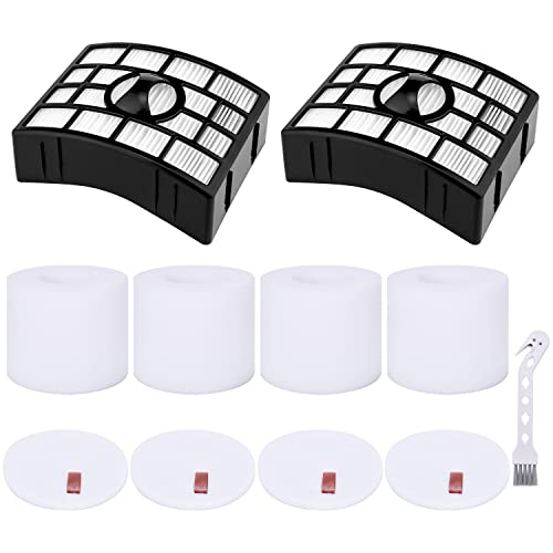 Leadaybetter NV752 AZ1002 Filter Replacement for Shark Rotator Powered Lift Away Vacuum AZ1002 NV650 NV651 NV652 NV750 NV750W NV751 NV752 AX950 ZU632 AX950 AX951 AX952, Replaces Parts XFF650 & XHF650